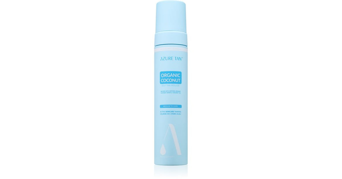 Azure Tan Organická Cocunat samoopalovací pěna odstín 200 ml 