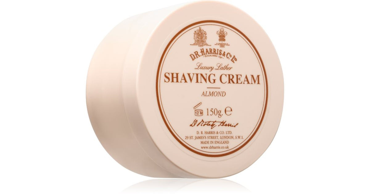 Crème à raser D.R. Harris Amande 150 g 
