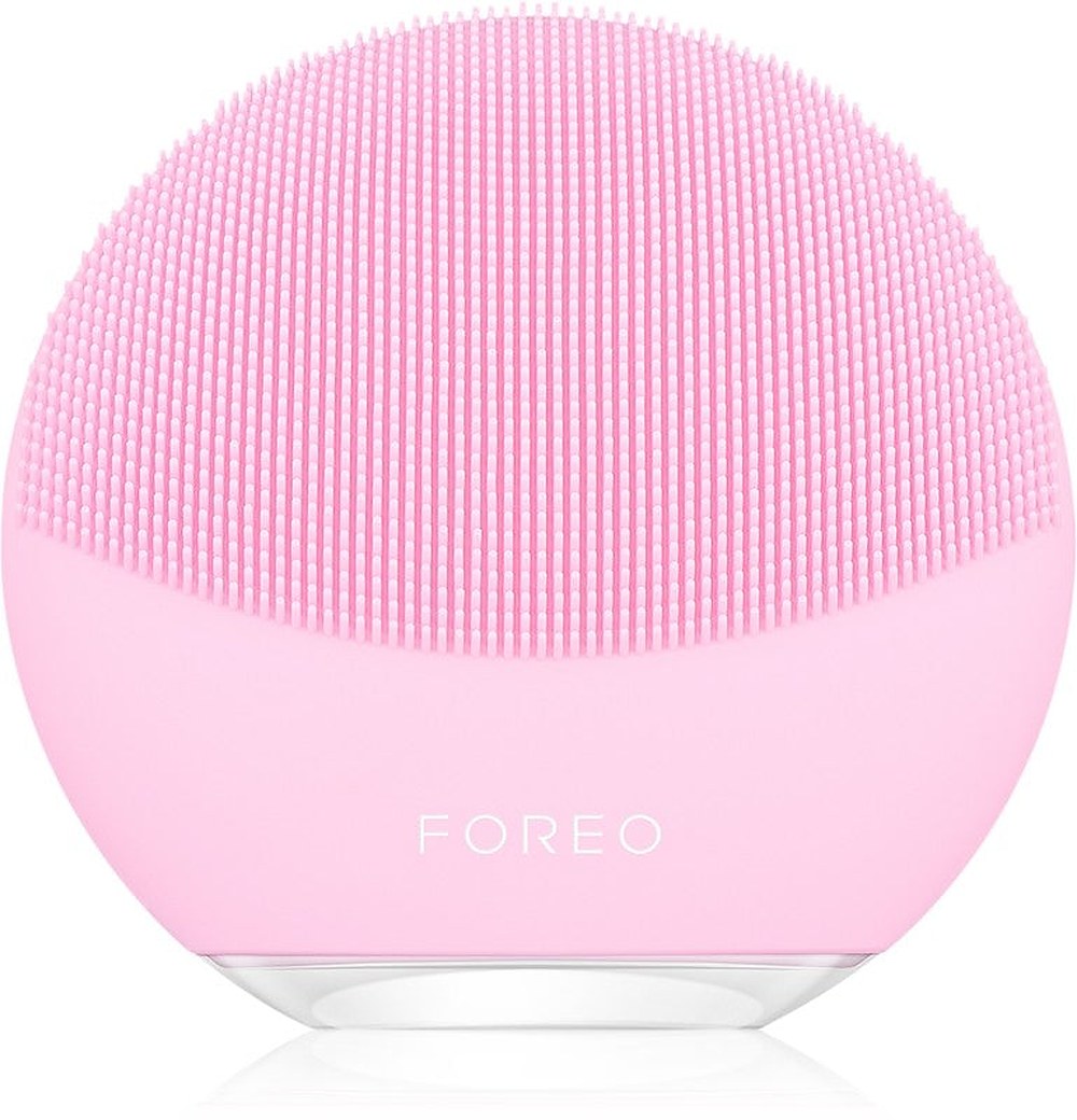 FOREO LUNA™ 3 Mini sonisk ansiktsrensebørste Pearl Pink 