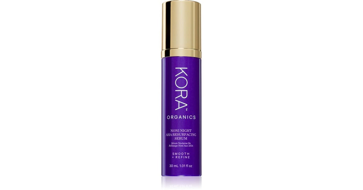 KORA Organics Noni Night AHA восстанавливающая сыворотка 30 мл 