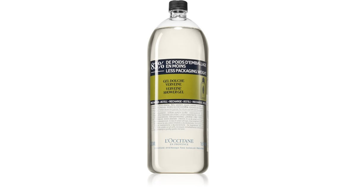 L’Occitane Verbena gel de duș pentru corp, rezervă 500 ml 