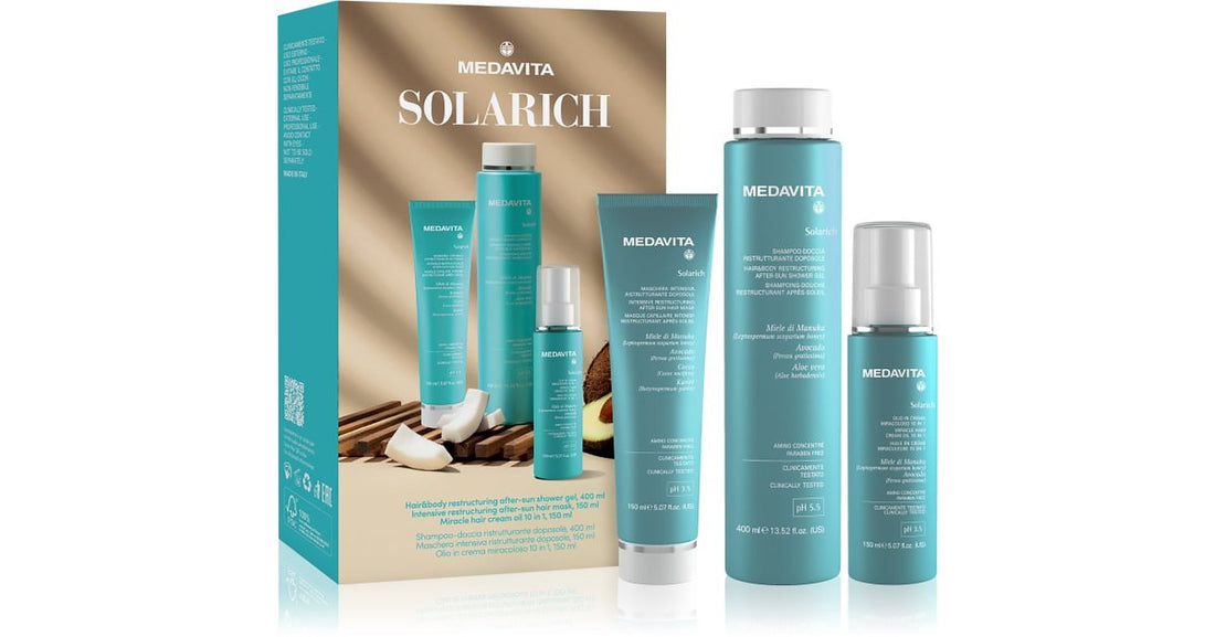 Medavita Solarich Solarich naisten lahjapakkaus 3 kpl 