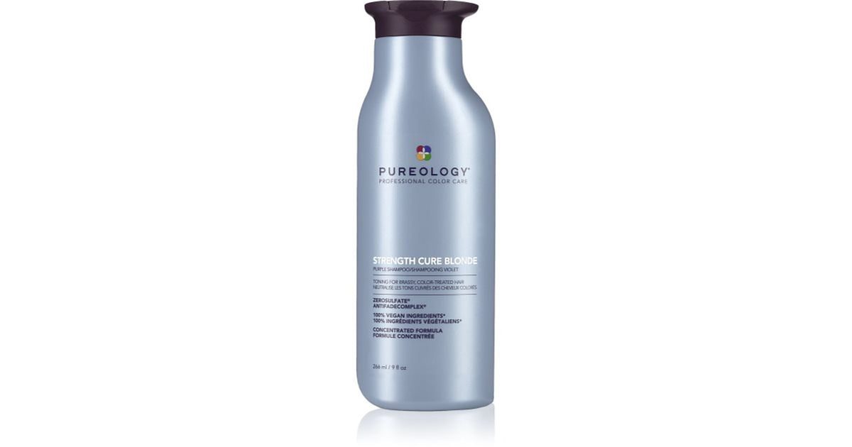 Pureology Strength Cure Blonde фиолетовый шампунь для светлых волос для женщин 266 мл 