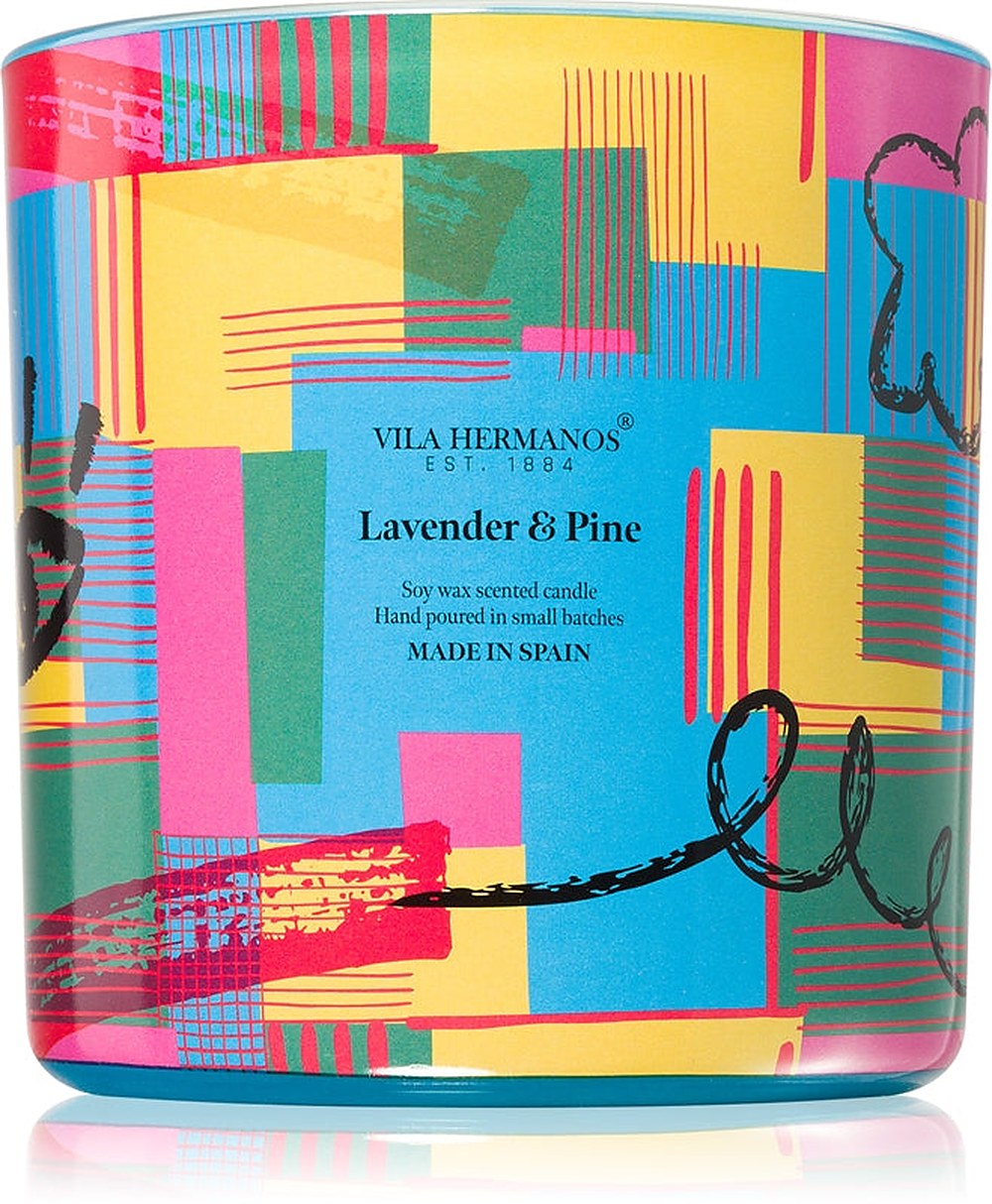 Vila Hermanos 70ths Year Bougie parfumée Lavande et Pin 500 g 
