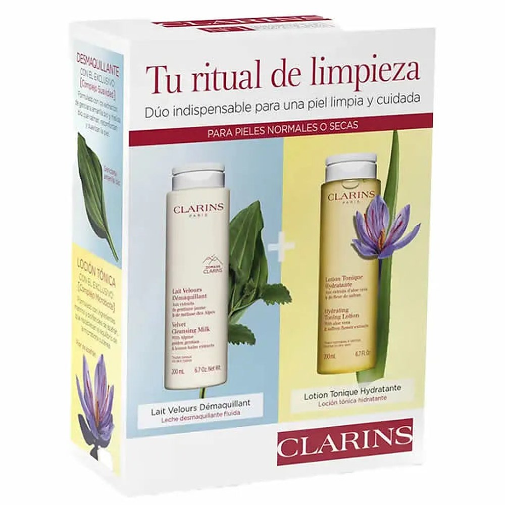 Clarins Latte Detergente Vellutato Set 2 Pezzi 200 ml — Latte Detergente