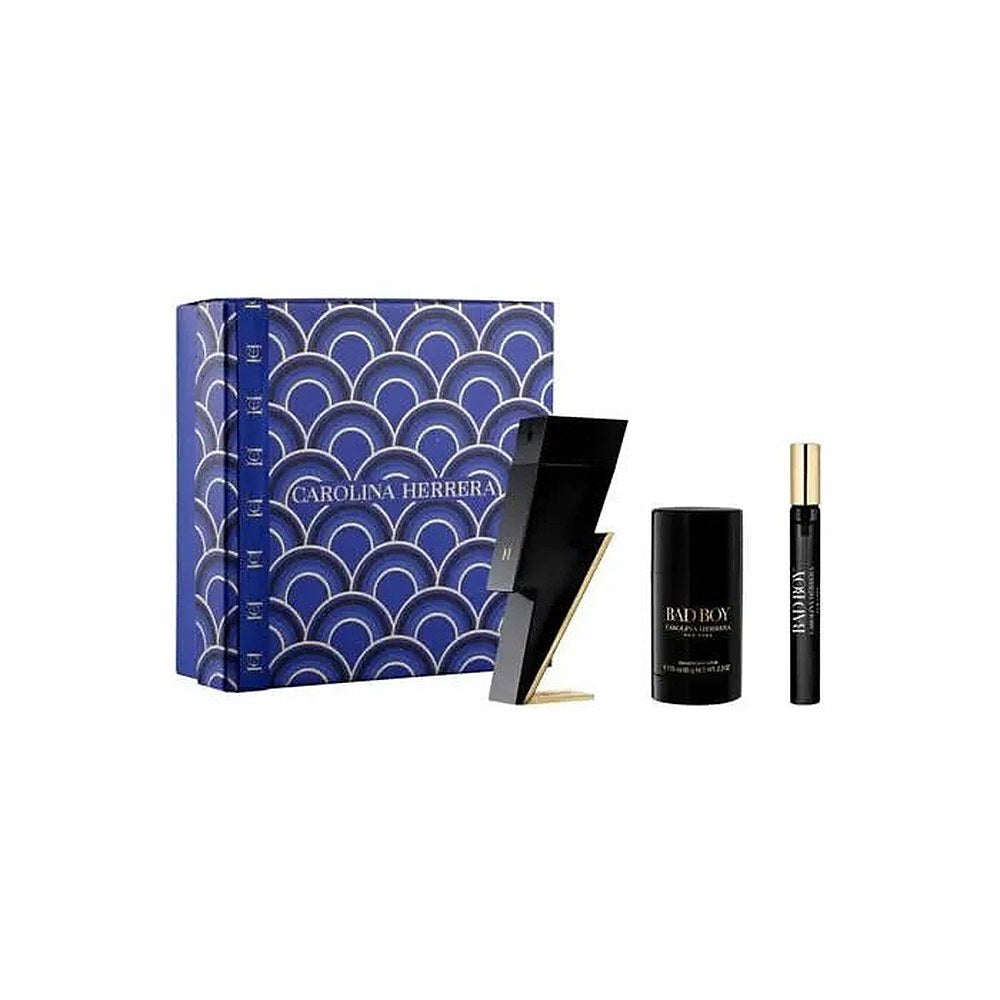 Carolina Herrera Bad Boy Eau de Toilette 100 ml Set 3 Pezzi — Gift Set