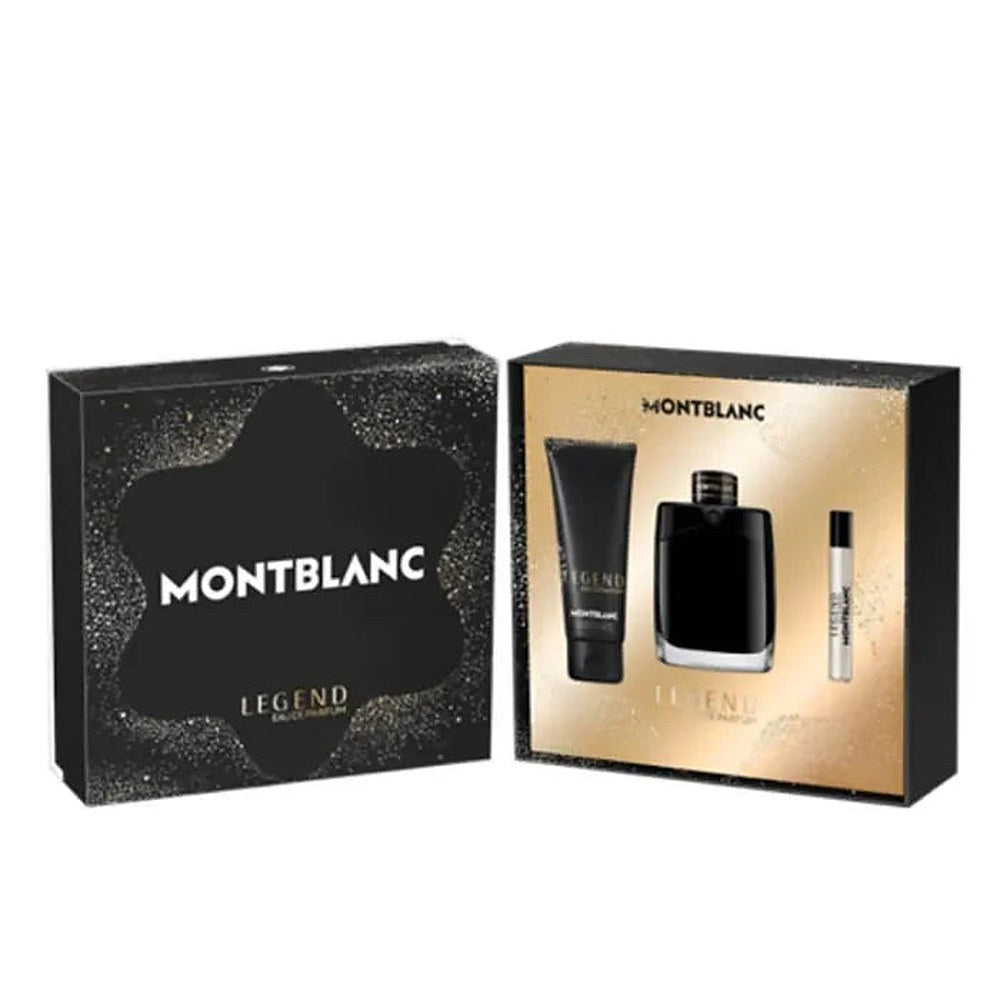 Montblanc Legend Uomo 100 ml — Zestaw woda perfumowana 3 sztuki