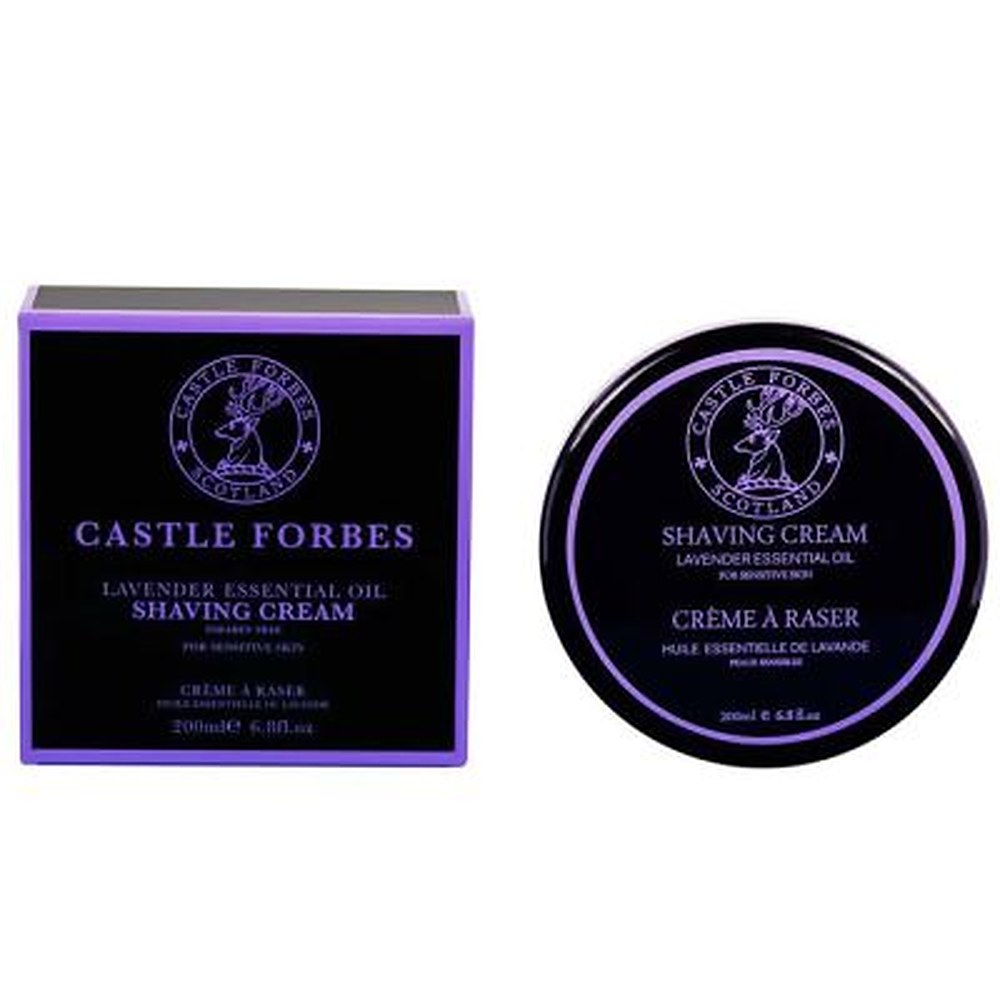 Castle Forbes Lavender Shaving Cream 200 ml — Rasiercreme 