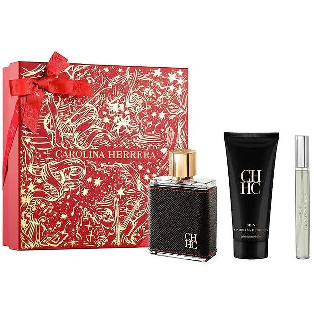 Carolina Herrera CH Men Uomo 100 ml — Set Eau de Toilette 3 pezzi