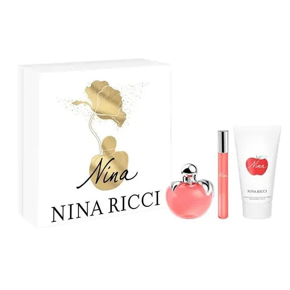 Nina Ricci Nina Eau de Toilette Spray 50ml Set de 3 bucăți 