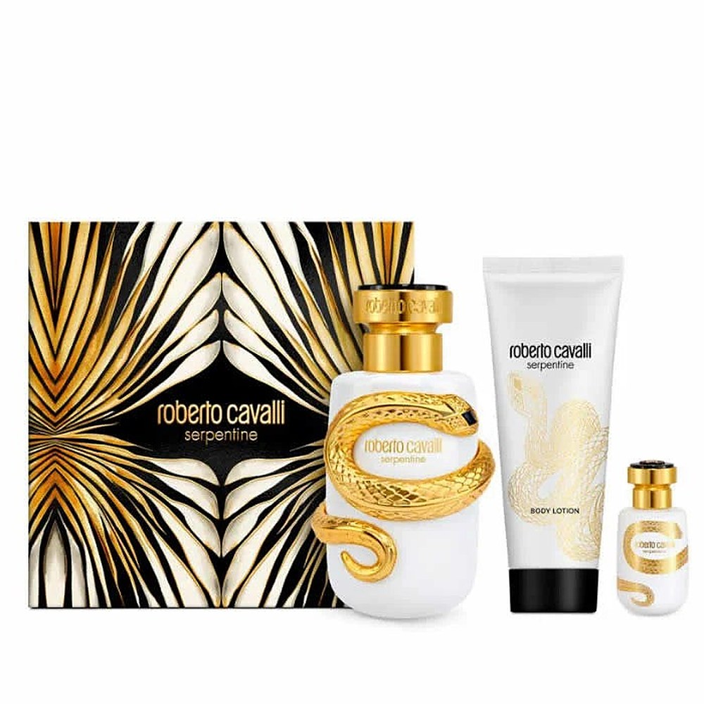 Roberto Cavalli Serpentine Donna Eau de Parfum 100 ml — Cadeauset 3 stuks