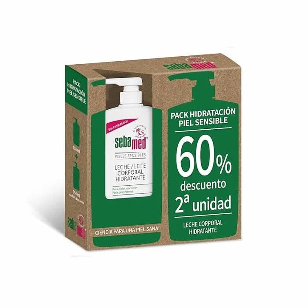 Sebamed Fuktighetsgivende kroppslotion for normal hud 2x750 ml 