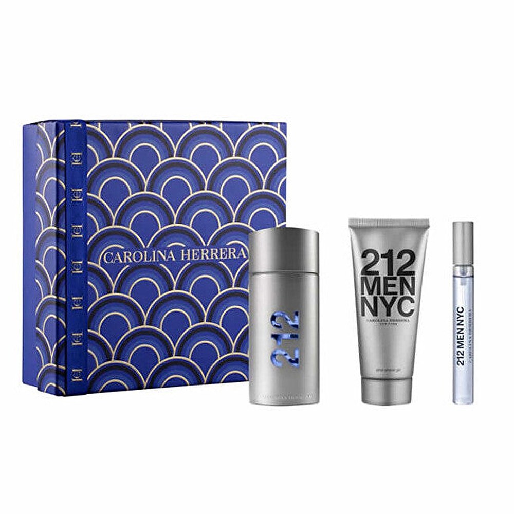 Carolina herrera 212 Men - EDT 100 ml + aftershave gel 100 ml + EDT 10 ml 