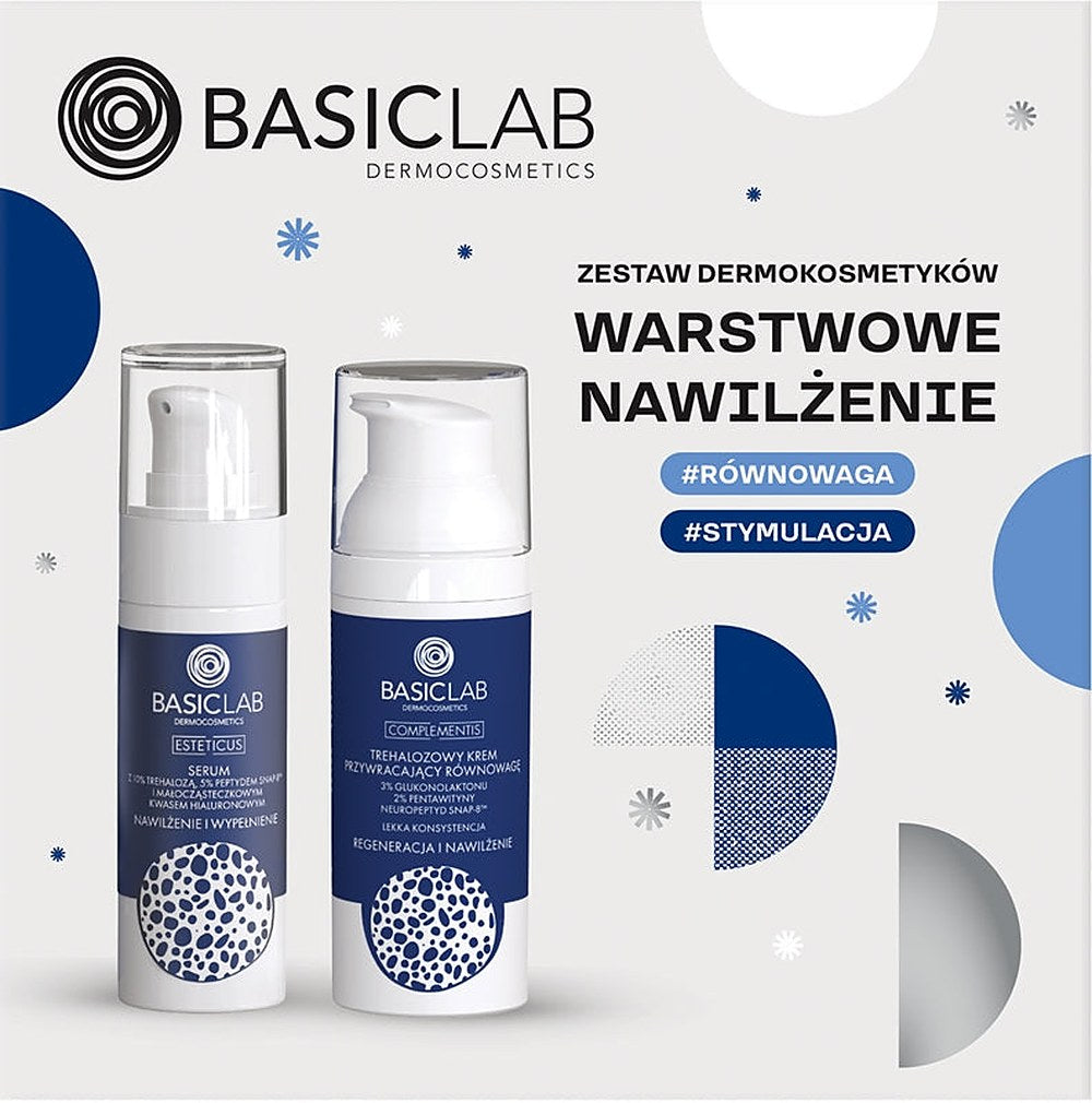 BasicLab Dermocosmetics Layered Moisturising gaveeske for intens fuktighet 