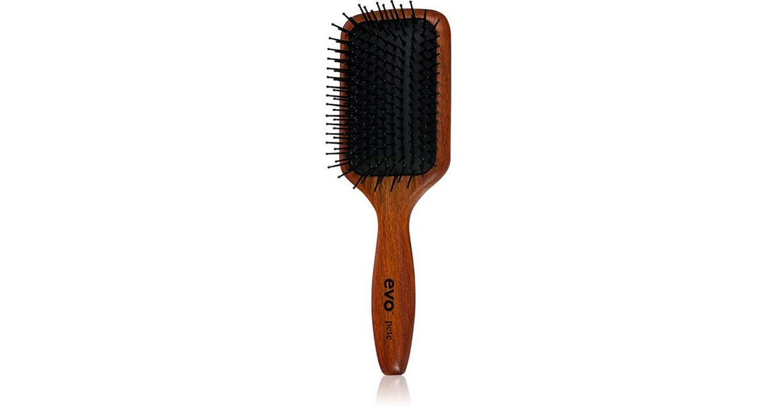 EVO Pete Ionic Paddle Brush 대형 플랫 헤어 브러시 