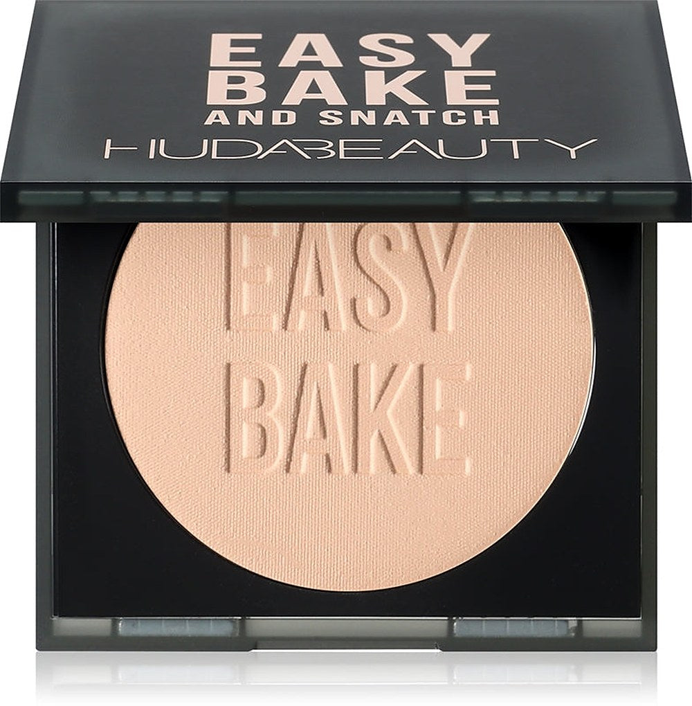 Huda Beauty Easy Bake and Snatch Brightening and Setting Powder Pea