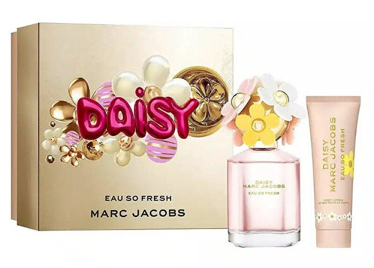 Marc Jacobs Daisy Eau So Fresco 75 ml + Vartalovoide 75 ml — Eau de Toilette Naisille