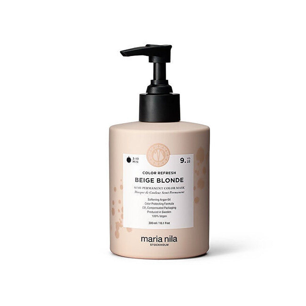 Maria Nila Refresh マスク カラー ベージュブロンド 9.23 300 ml — ヘアカラーマスク