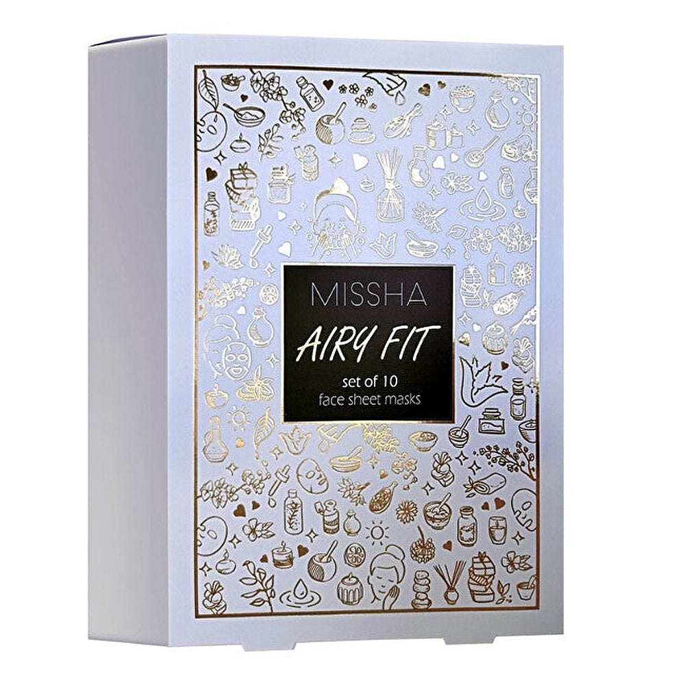Missha Airy Fit set 10 قطع — قناع وجه من القماش