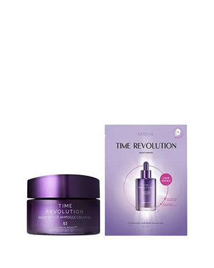 Missha Time Revolution Notte Riparatore Crema & Maschera Duo Set — Cofanetto skincare