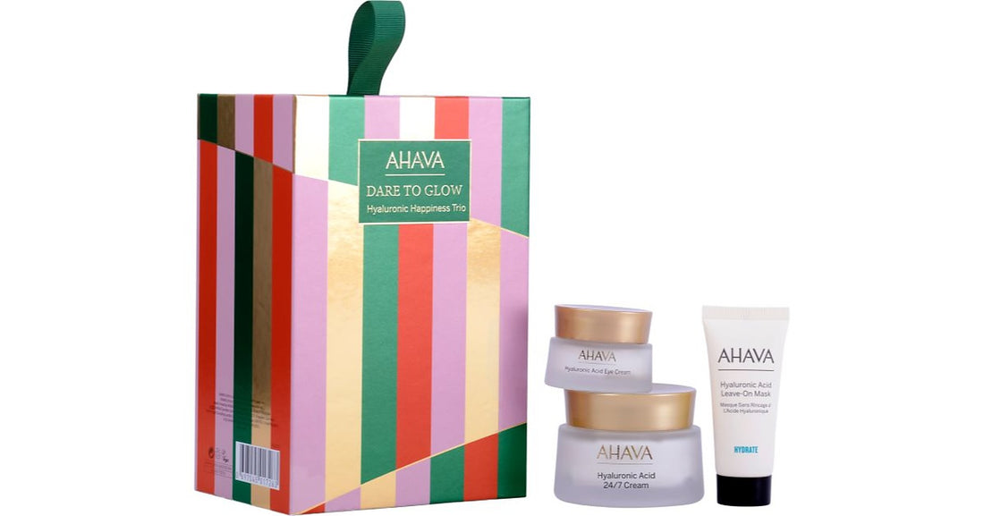 AHAVA Dare to Glow Hyaluronic Happiness Trio confezione regalo per idratazione intensa