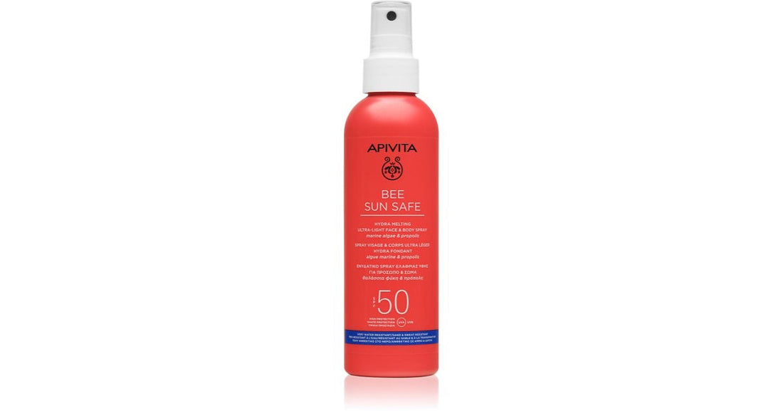 Apivita Bee Sun Safe Hydra Melting Ultra-Light Spray SPF50 latte abbronzante protettivo in spray SPF 50 200 ml