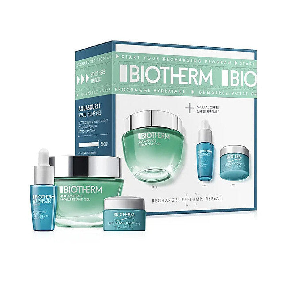Biotherm Aquasource Hyalu Plump Gel Set — Set de cuidado de la piel regalo