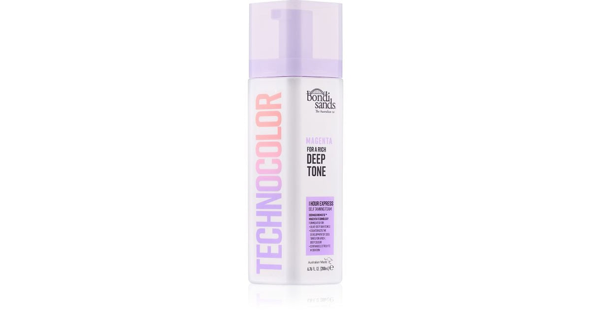 Bondi Sands Technocolor Magenta mousse autoabbronzante colore Deep Rich Tone 200 ml