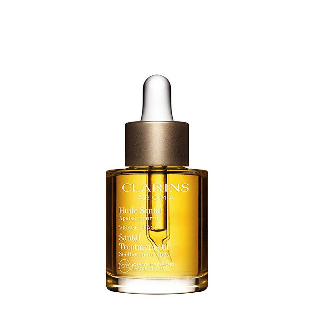 Clarins Santal Treatment Oil — olio trattante per pelle secca e molto secca 30 ml