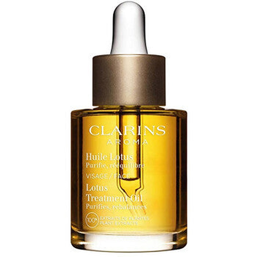 Clarins Lotus Face Treatment Oil — óleo facial equilibrante para peles mistas e oleosas 30 ml