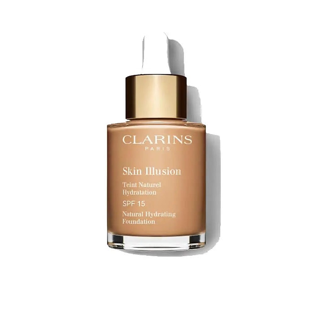 Clarins Skin Illusion — natürliche feuchtigkeitsspendende Foundation SPF15 111 Auburn 30ml 