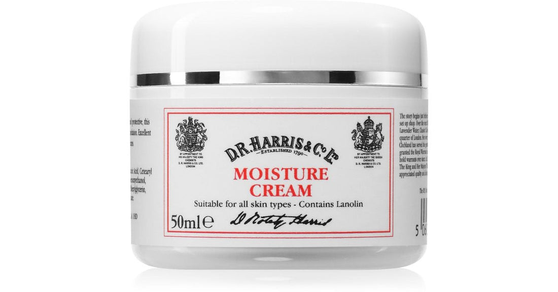 D.R. Harris Moisture Cream — hydratační a výživný krém na obličej 50 ml