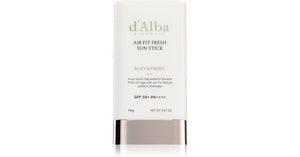 d'Alba Air Fit Fresh Sun Stick bronzující tyčinka s uklidňujícím účinkem SPF 50+ 19 g