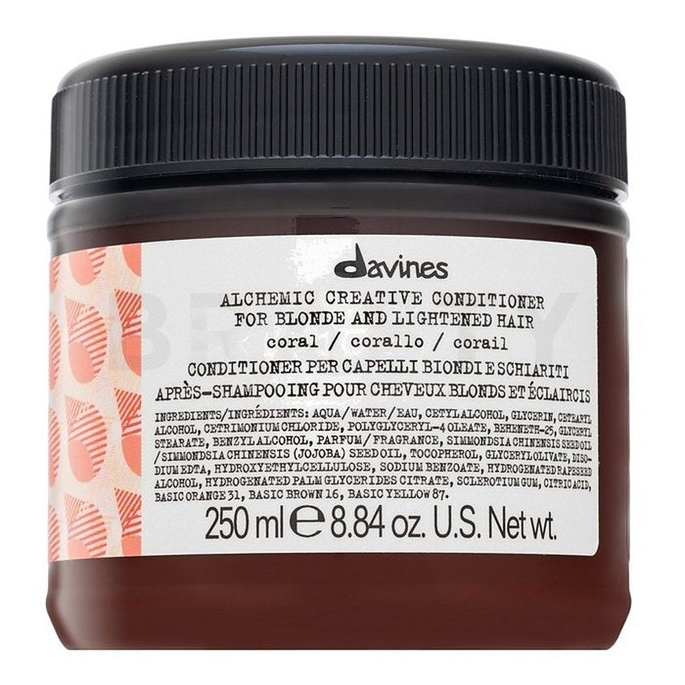 Davines Alchemic Conditioner Coral — farvebalsam til koralreflekser 250 ml