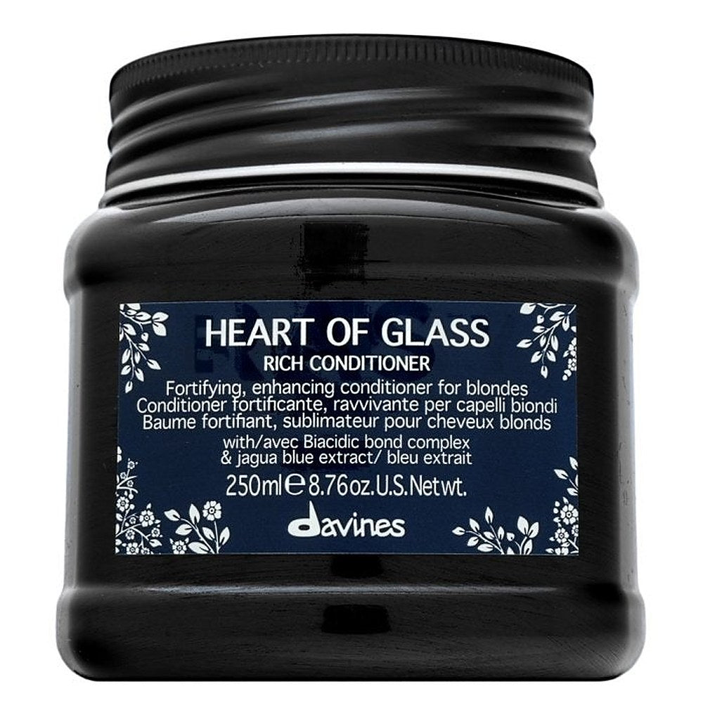 Davines Heart Of Glass Rich Conditioner — nærende balsam til blond hår 250 ml