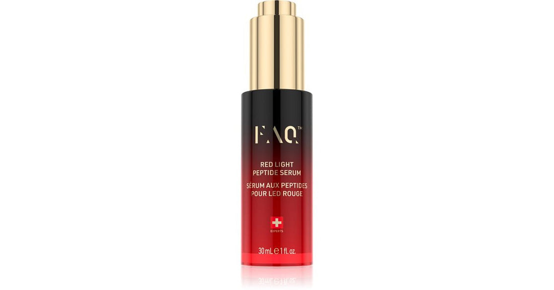 FOREO FAQ™ Rødt Lys Peptid Serum ansigtserum til at forstærke effekten af LED-terapi med peptider 30 ml