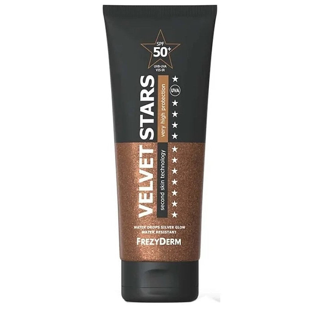 Frezyderm Velvet Star Spf50+ Vanndråper Sølvglød 175ml