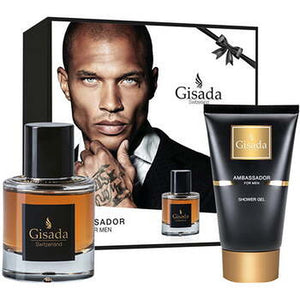 Gisada Ambassador Miesten lahjasetti EDP 50 ml ja suihkugeeli 100 ml