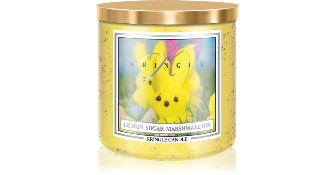Kringle Candle Lemon Sugar Marshmallow vonná svíčka 467 g