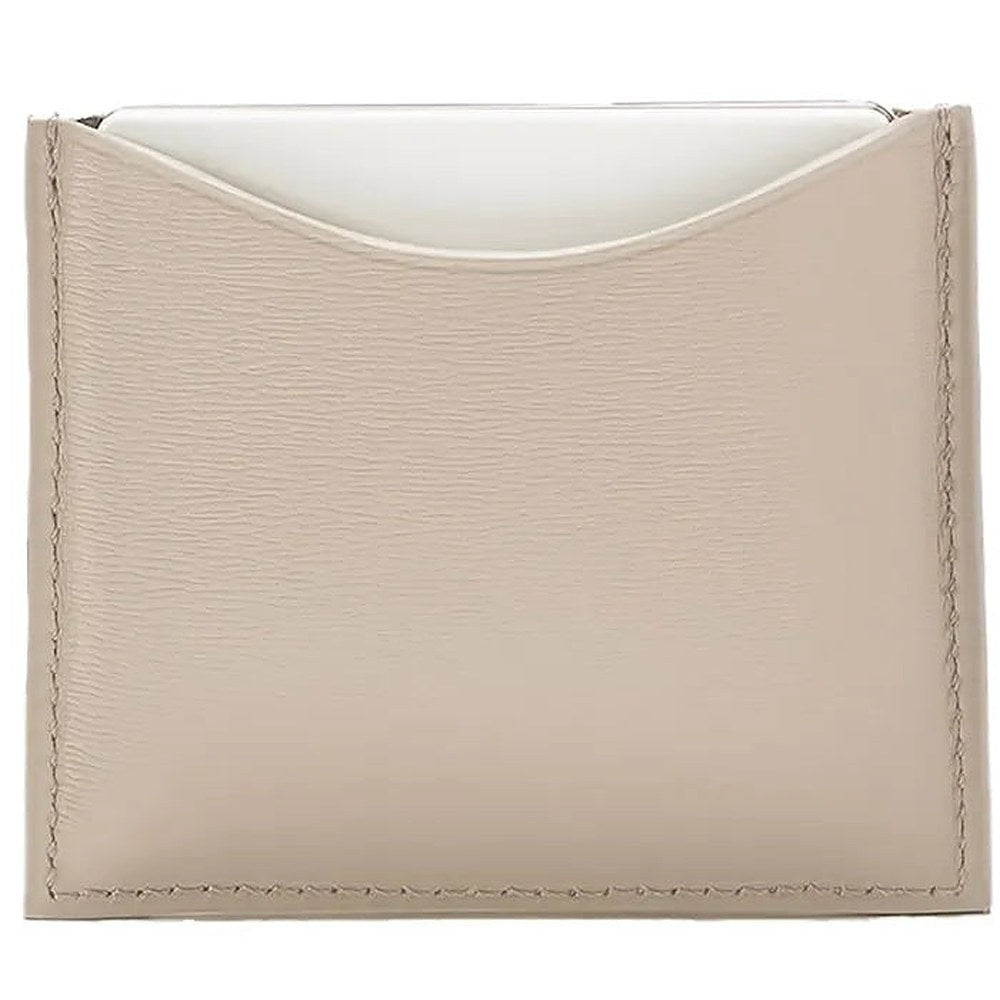 La Bouche Rouge Beige lær kompakt etui