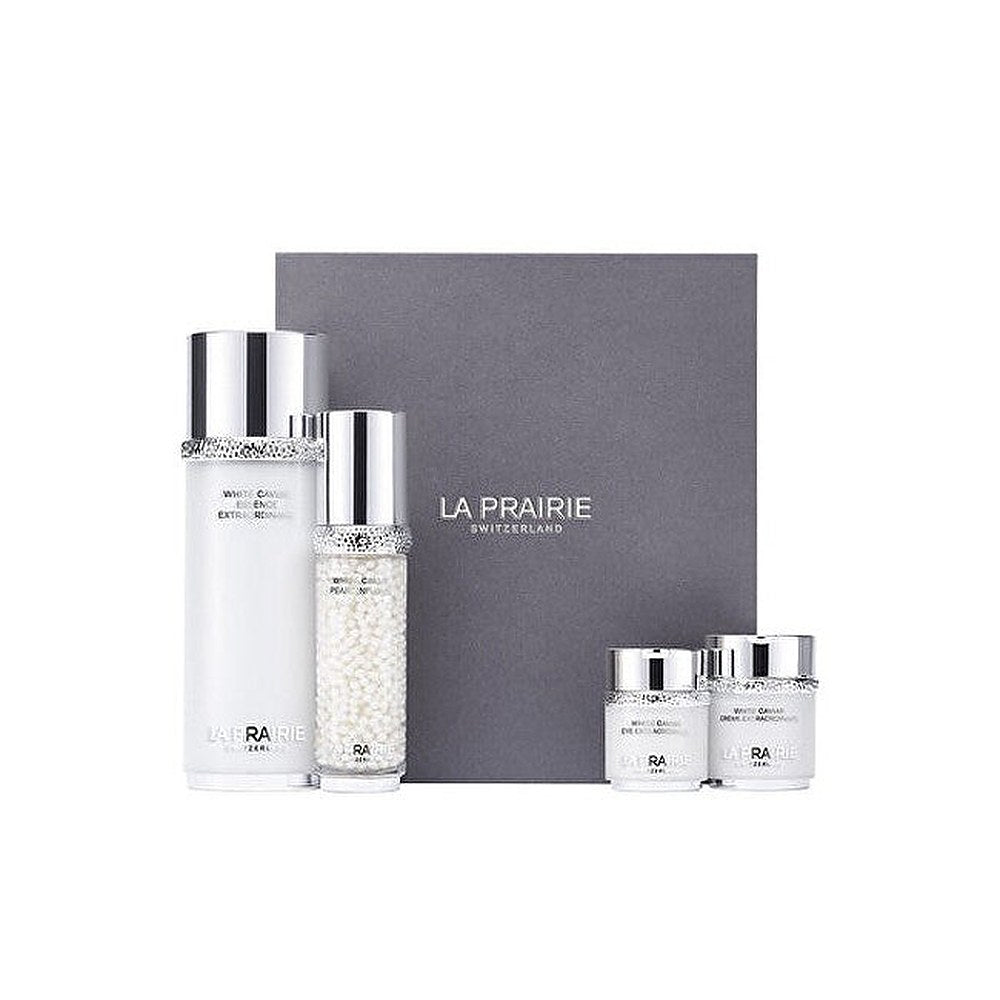 La Prairie White Caviar Brightening &amp; Firming Ritual — coffret de soin visage illuminateur et raffermissant 