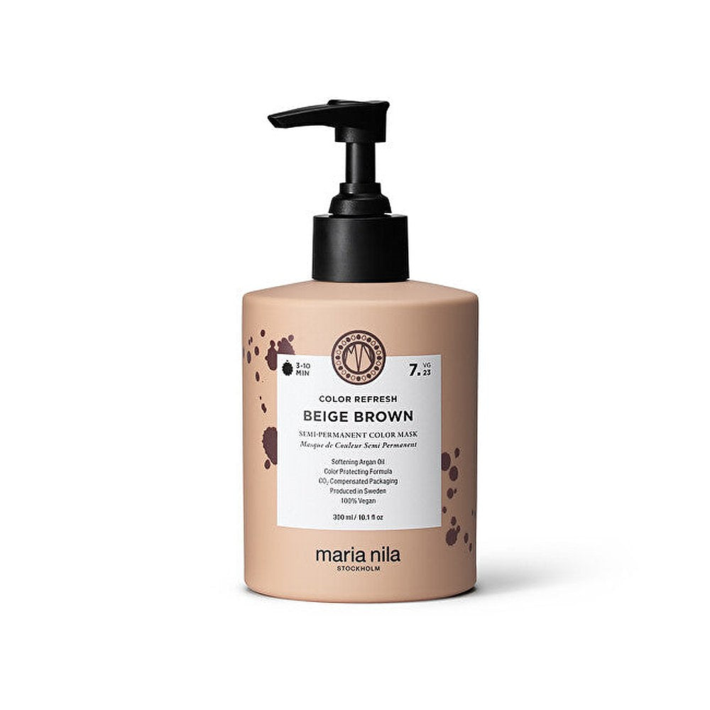 Maria nila Color Refresh Tonizační maska Béžově hnědá 7.23 - Objem: 300 ml
