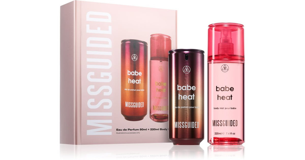 Missguided Babe Heat embalagem de presente para mulher 2 pç
