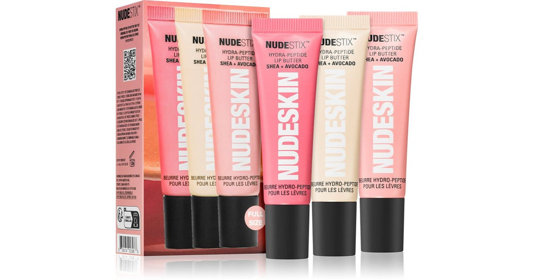 Nudestix Nudeskin Hydra-Peptide Lip Butter Tint Set подарочный набор для губ 1 pz