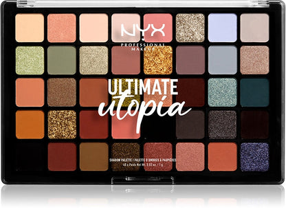 NYX Professional Makeup Ultimate Utopia — paletă de farduri 40 nuanțe 40× 1 g