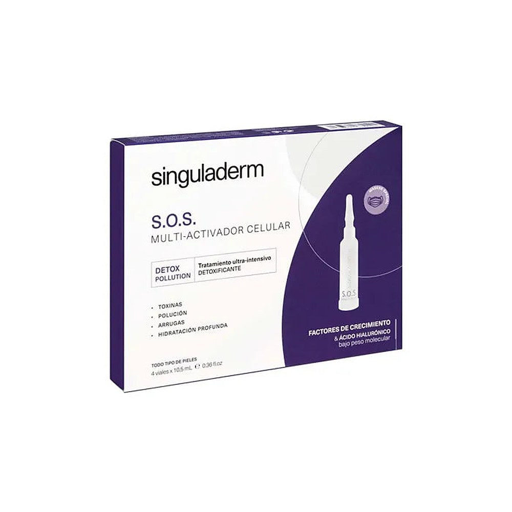 プリマダーム シングラダーム S.O.S. マルチセルラー アクティベーター — デトックス トリートメント 4x10.5 ml