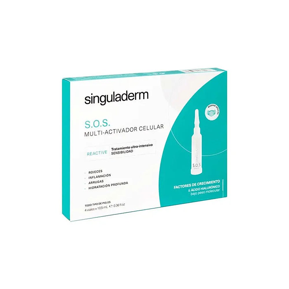 Primaderm Singuladerm S.O.S. Multi-Cellular Activator — trattamento ultra-intensivo sensibilità 4x10,5 ml