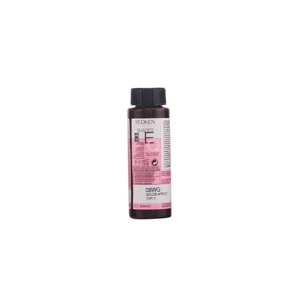 Redken Shades Eq 08WG Złoty Apricot Wyrównujący Odżywczy Kolorowy Błyszczyk 60ml