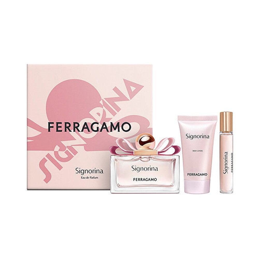 Salvatore ferragamo Signorina - EDP 100 ml + lait pour le corps 50 ml + EDP 15 ml 