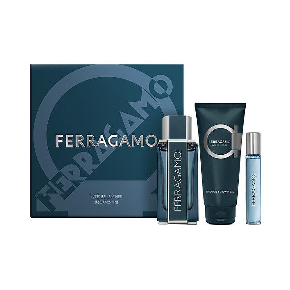 Salvatore ferragamo Ferragamo Intense Leather - EDP 100 ml + shower gel 100 ml + EDP 15 ml 